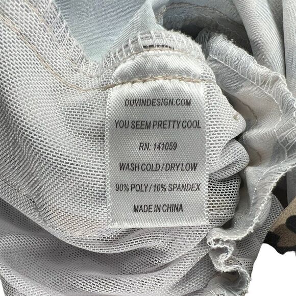 Duvin Boy's Cheetah Disco Swim Shorts - Picture 10 of 10